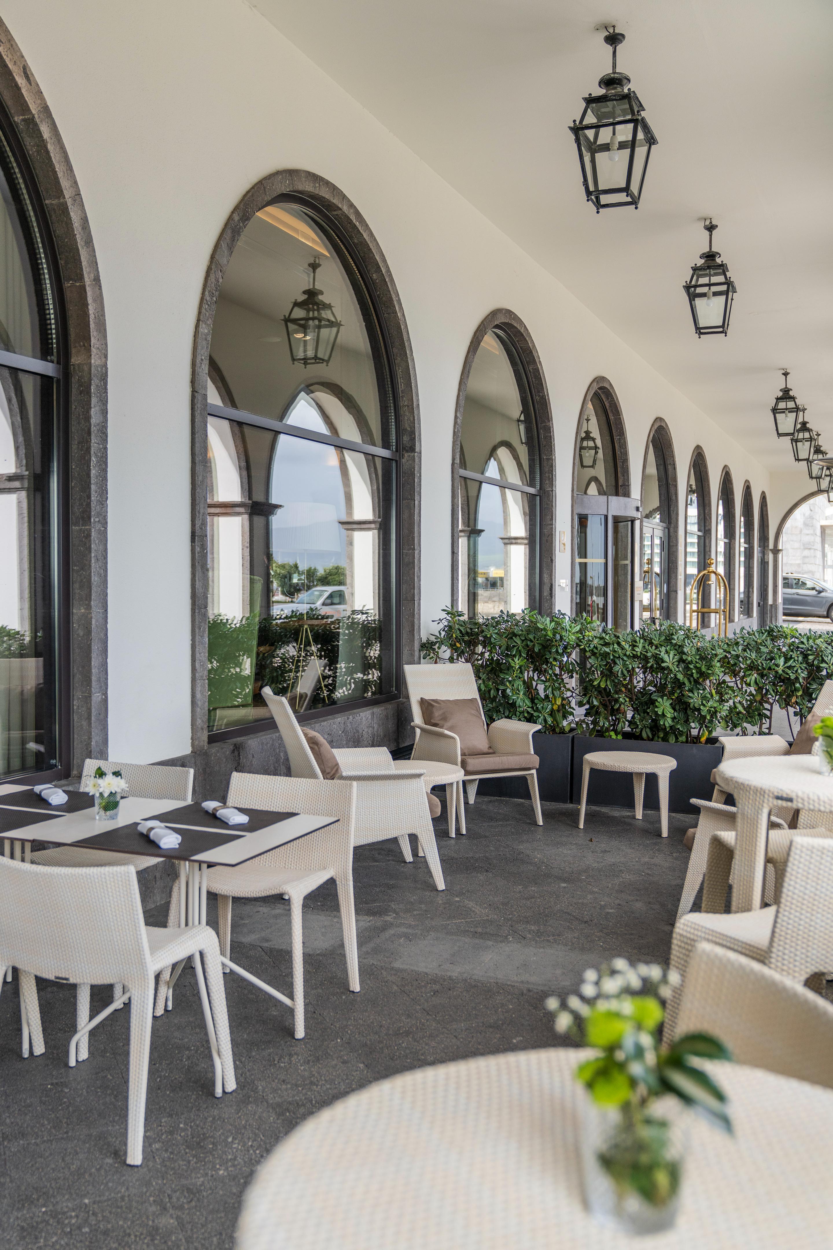 فندق هوتل أكوريس أتلانتيكو Ponta Delgada المظهر الخارجي الصورة The restaurant